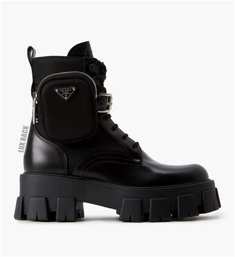 prada womens ankle boots|prada combat boots women's.